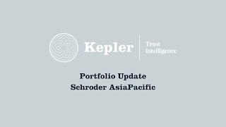 Portfolio Update Schroder AsiaPacific [upl. by Abil]