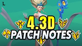 Wild Rift  PATCH 43D  JANNA REWORK  CHAMPIONS CHANGES [upl. by Haidedej]