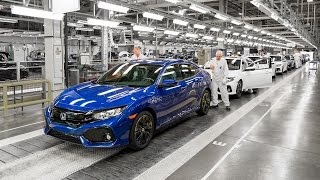 Honda Civic 2017 Factory Production Innovations [upl. by Thorr]