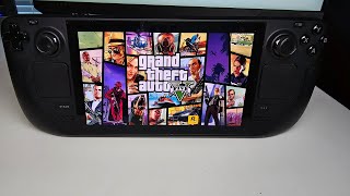 Grand Theft Auto V on Steam Deck OLED [upl. by Ahsahtan]