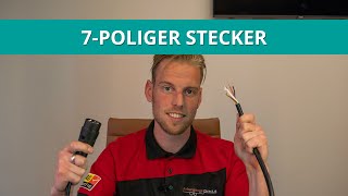 Wie schließt man einen 7poligen Stecker an [upl. by Ayahsal]