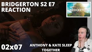 BRIDGERTON S2 E7 HARMONY REACTION 2x7 OMG ANTHONY AND KATE FINALLY SLEEP TOGETHER [upl. by Seraphina923]