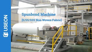 Spunbond Machine Non Woven Fabric Making Machine [upl. by Aicilav658]