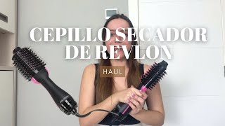 CEPILLO SECADOR DE REVLON ¿VALE LA PENA  Probando productos de moda [upl. by Ised793]