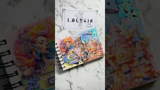 Candy 🍭asmr relaxingvideo creativejournal journalwithme candy colorful shaker journaling [upl. by Notwen]