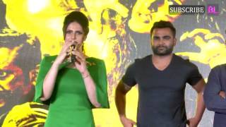 Zareen Khan Launch Upcomimg Song Khallas In Film Veerappan [upl. by Gundry]