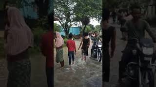 flood in jamalpur  Burdwan West bengal [upl. by Rimaj]