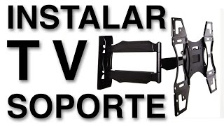 Como instalar soporte TV en la pared 26quot60quot [upl. by Reerg]