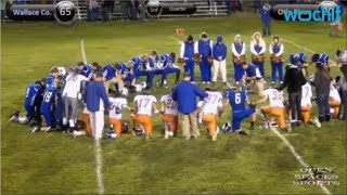 HIgh School Football Player Dies On Field After Scoring Touch Down [upl. by Calabrese]