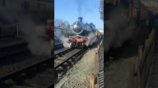 3850 Departs Toddington on the Gloucestershire and Warwickshire Railway [upl. by Annaoi319]