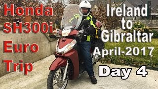 Ireland to Gibraltar Motorcycle tripDay 4 [upl. by Ilatan428]