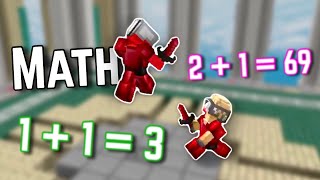 Using MATH To WIN in Minecraft Skywars [upl. by Eillil]