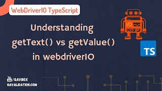 Understanding getText vs getValue in WebdriverIO [upl. by Consolata]