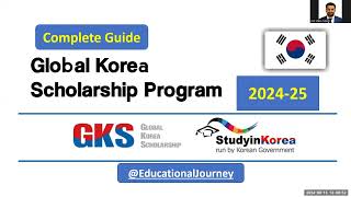 Global Korea Scholarship for Undergraduate GKS 2025 scholarships GKS document preparation [upl. by Tripp800]