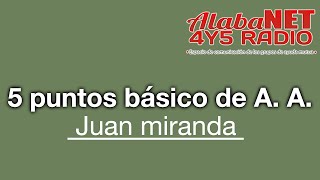 Juan miranda TEMA 5 puntos básico de A A [upl. by Alorac623]