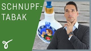 Schnupftabak Snuff Eine gesündere Alternative zum Rauchen  Gerne Gesund [upl. by Adihaj414]