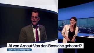 VRT journaal over Arnout Van den Bossche in de Lotto Arena [upl. by Onibla]