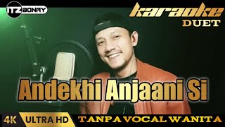 Andekhi Anjaani Si  KARAOKE DUET  TANPA VOCAL WANITA  ITZBONAY MUSIC [upl. by Ydna]