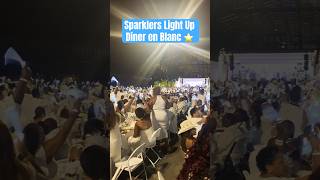 Magical Sparklers at Diner en Blanc Richmond 2024 ✨ [upl. by Ecinreb]