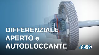 DIFFERENZIALE APERTO in auto a Trazione Anteriore e DIFFERENZIALE AUTOBLOCCANTE [upl. by Anicul]