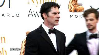 Thomas Gibson and Matthew Gray Gubler at the Golden Nymph Awards at MonteCarlo [upl. by Lebazi]