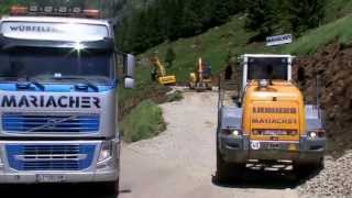 Erdbau Mariacher  Ersatzstraße Felbertauern [upl. by Ring404]