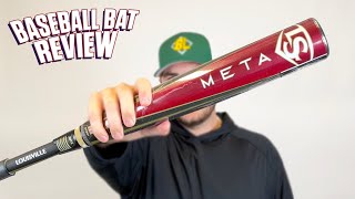 2025 Louisville Slugger Meta 3 BBCOR TwoPiece Composite Baseball Bat  Bat Specs Review [upl. by Bethanne345]