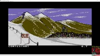 Hot Dog Winter Games COMMODORE 64 Perfect 100 [upl. by Neiv737]