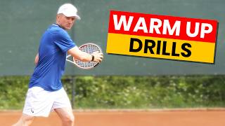 Tennis Warm Up Drills  Improving Coordination amp Footwork [upl. by Barney]