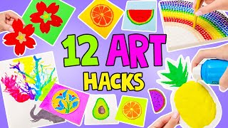 Draw Like A PRO 12 Art Hacks To Create Masterpieces [upl. by Isolda416]