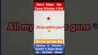 ✦ Export Spotify amp Apple Music Playlists to YouTube Music 🎵 free hack backup transfer techtok [upl. by Eelsew720]