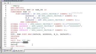 VHDL BASIC Tutorial  TESTBENCH [upl. by Nahtanhoj]