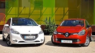 PEUGEOT 208 vs RENAULT CLİO 2013 KARŞILAŞTIRMALI TANITIM [upl. by Yhtorod]