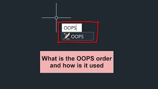 What is the OOPs order and how is it used [upl. by Saxe]