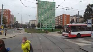 Brno Trams Route 1 Ečerova to Řečkovice [upl. by Souvaine]