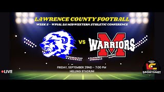 Ellwood City Wolverines vs Mohawk Warriors  WPIAL Football  Week 5  Sept 29 2023 [upl. by Clere103]