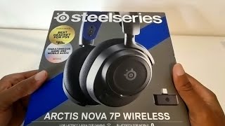 Steelseries Arctis Nova 7P Wireless unboxing [upl. by Radloff]