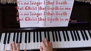 Its No Longer I That Liveth chords and lyrics [upl. by Ivey923]