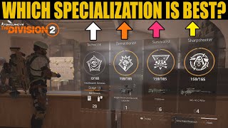 Which Specialization is Best The Division 2 [upl. by Atrice766]