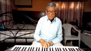 Rabindrasangeet on keyboard Nidrahara rater e gan [upl. by Ramor]