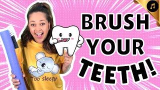 Brush Your Teeth  Kids Songs  Ms Moni [upl. by Alamac]