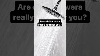 🥶 Are cold showers really good for you [upl. by Lyle]