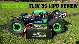 OVONIC AIR 3000mah 111v 50C 3S LIPO Battery Review [upl. by Eilak]