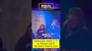 ANNALISA CON quotSINCERAMENTEquot 💥VINCE IL PREMIO OGAE SECOND CHANCE 2024 CON 364 PUNTI🏆🥇 [upl. by Hogue]