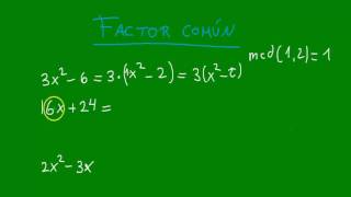 Como sacar factor común 1  2º ESO [upl. by Howie751]