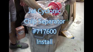 Jet Cyclonic Chip Separator  Install timelapse [upl. by Aisac]