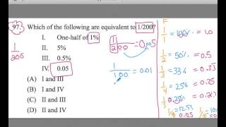 FTCE MATH 97  Fractions  GOHmathcom [upl. by Sunny]