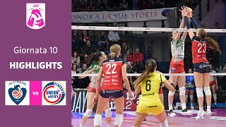 Bergamo  Pinerolo  Highlights  10 Giornata Campionato 2223  Lega Volley Femminile [upl. by Niran]