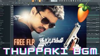 THUPPAKI  CLIMAX FIGHT BGM  Thalapathy  FL Studio  FREE FLP DOWNLOAD [upl. by Purington]