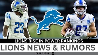 Detroit Lions Rumors Lions RISE In Power Rankings Dan Campbell SPEAKS Draft  Injury Updates [upl. by Suvart]